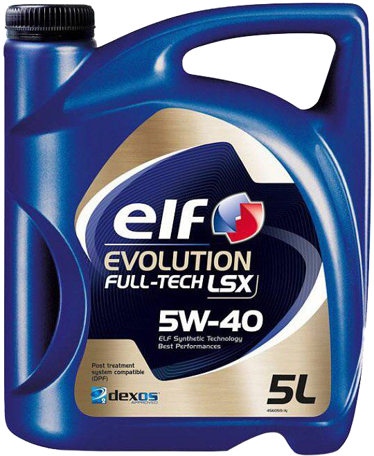 Моторное масло ELF EVOL FULLTECH LSX 5W40, 5л